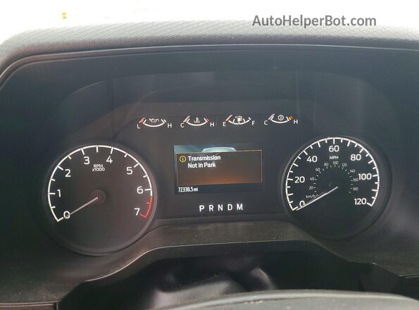 1FTEW1E81NFB12318 2022 FORD F150 Black Вид щитка приладів