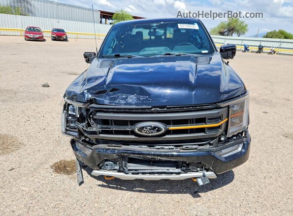 1FTEW1E81PFB85000 2023 FORD F150 Black Вид спереду