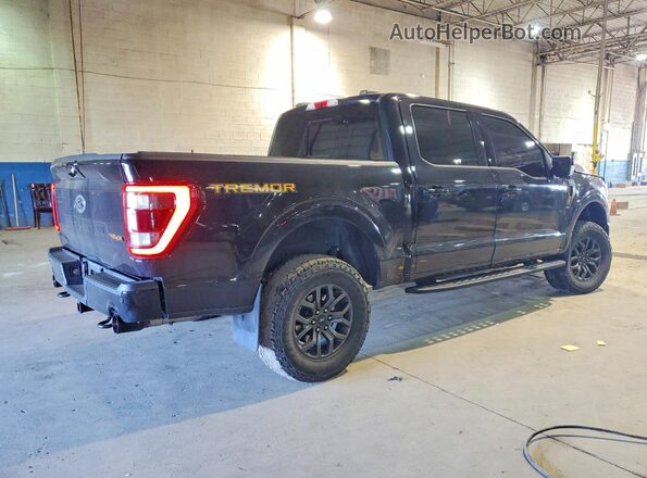 1FTEW1E82NFB10478 2022 FORD F150 Черный Задняя правая четверть