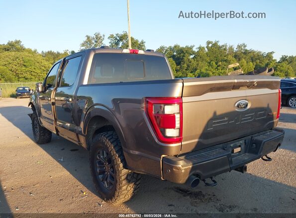 1FTEW1E83NFC20472 2022 FORD F150 Brown Rear left
