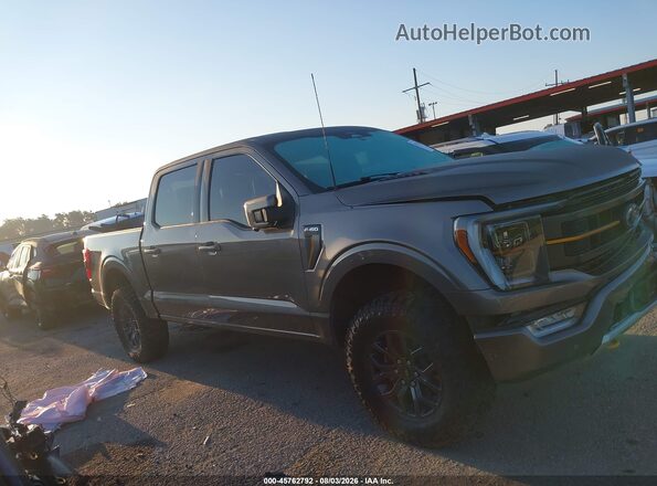 1FTEW1E83NFC20472 2022 FORD F150 Brown Rear interior view