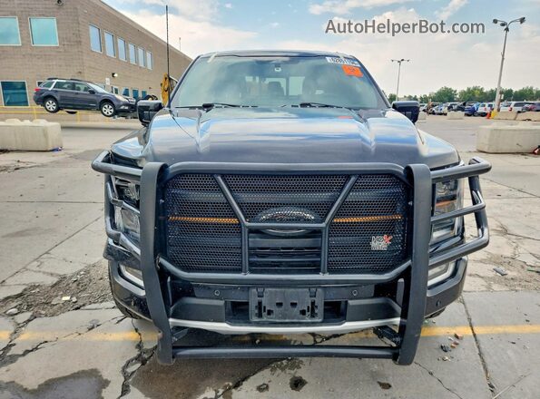 1FTEW1E84PFD23984 2023 FORD F150 Black წინა ხედი