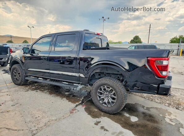 1FTEW1E84PFD23984 2023 FORD F150 Black უკანა მარცხენა