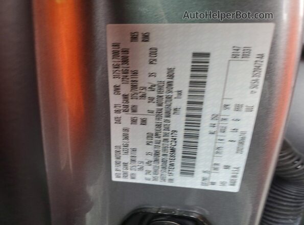 1FTEW1E85MFC24179 2021 FORD F150 Silver ძრავის განყოფილების ხედი