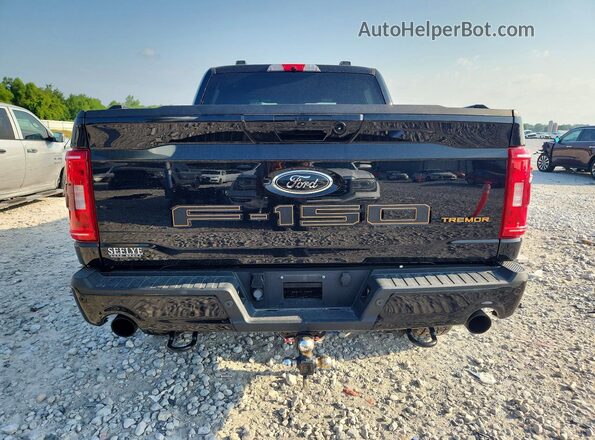 1FTEW1E85NFA66623 2022 FORD F150 Черный Вид сзади