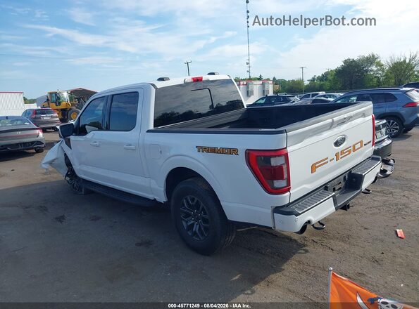 1FTEW1E85NFA82983 2022 FORD F150 White Rear left