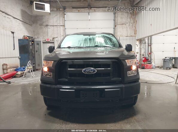 1FTEW1E86HKE40801 2017 FORD F150 Gray Вид спереду