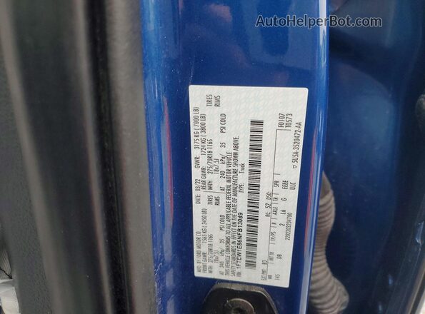 1FTEW1E86NFB13089 2022 FORD F150 Blue Engine compartment view