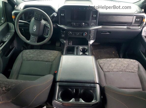 1FTEW1E86NFB13089 2022 FORD F150 Blue Dashboard view