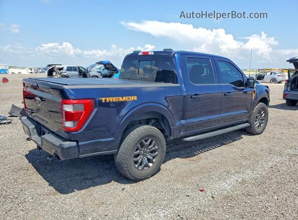1FTEW1E86PFB16447 2023 FORD F150 Blue Rear right