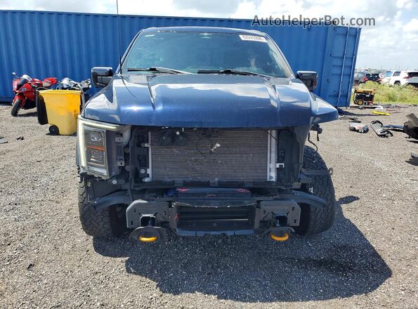 1FTEW1E86PFB16447 2023 FORD F150 Blue Front view