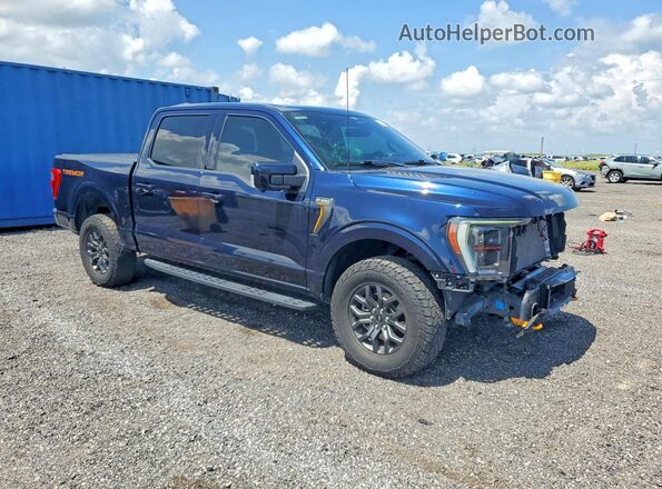 1FTEW1E86PFB16447 2023 FORD F150 Blue Front right