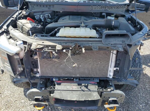 1FTEW1E86PFB16447 2023 FORD F150 Blue Rear interior view