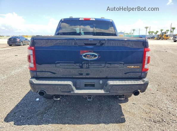 1FTEW1E86PFB16447 2023 FORD F150 Blue Rear view