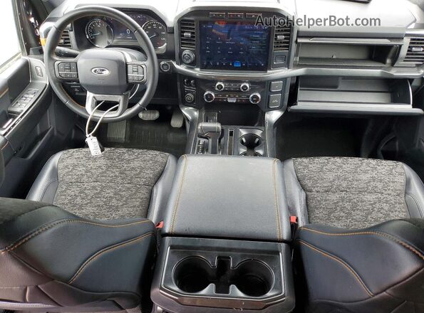 1FTEW1E87PFD01994 2023 FORD F150 Gray Widok deski rozdzielczej