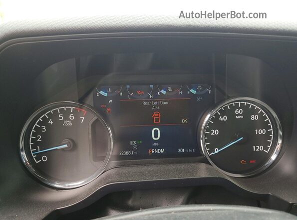 1FTEW1E87PFD01994 2023 FORD F150 Gray Widok zestawu wskaźników