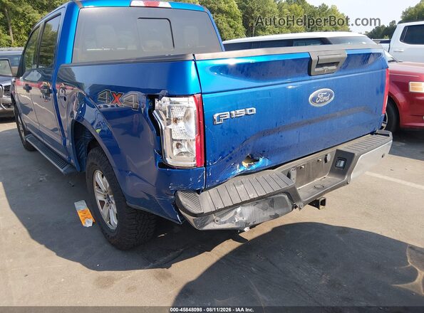 1FTEW1E89HFA13654 2017 FORD F150 Blue Դիմացի տեսք