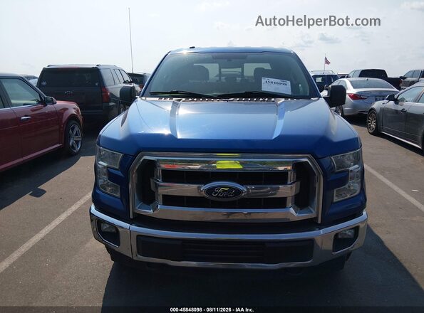 1FTEW1E89HFA13654 2017 FORD F150 Blue Սարքավորումների վահանակի տեսք