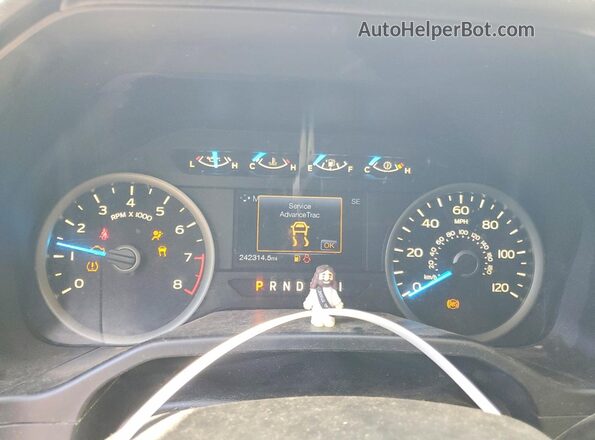 1FTEW1E8XHKC66568 2017 FORD F150 White Instrument cluster view