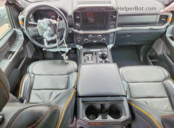 1FTEW1E8XPFC95981 2023 FORD F150 Gray Widok deski rozdzielczej