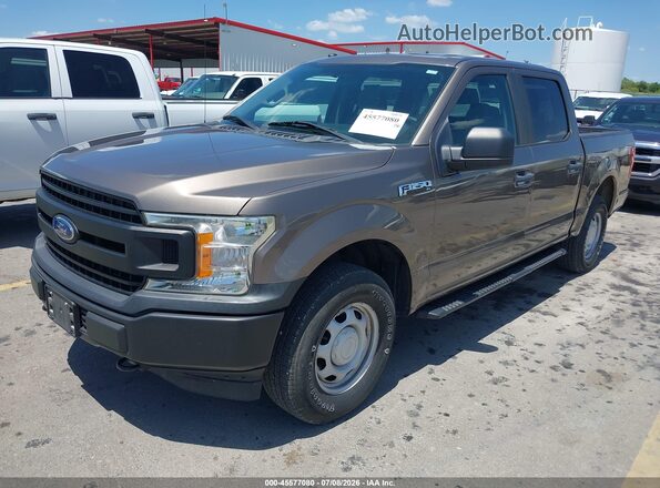 1FTEW1EB0JFD04920 2018 FORD F150 Brown Przód lewy