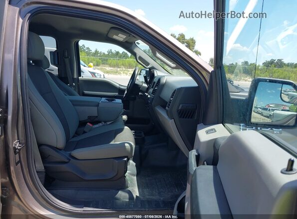 1FTEW1EB0JFD04920 2018 FORD F150 Brown Widok wnętrza z przodu