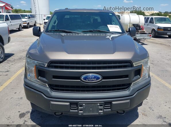 1FTEW1EB0JFD04920 2018 FORD F150 Brown Widok zestawu wskaźników