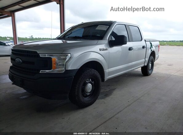 1FTEW1EB0JFD04934 2018 FORD F150 Silver წინა მარცხენა ხედი სამი მეოთხედიდან