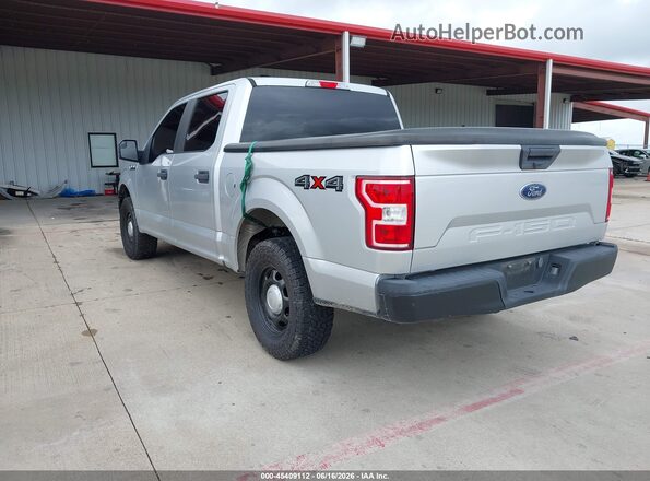 1FTEW1EB0JFD04934 2018 FORD F150 Silver უკანა მარცხენა