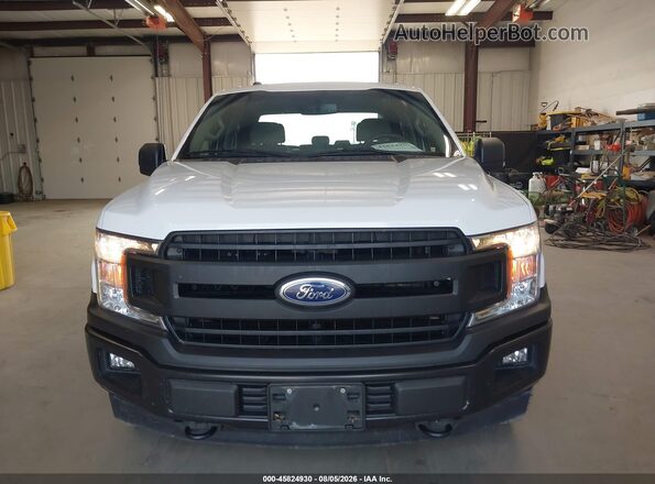1FTEW1EB0JFD05081 2018 FORD F150 White Widok zestawu wskaźników