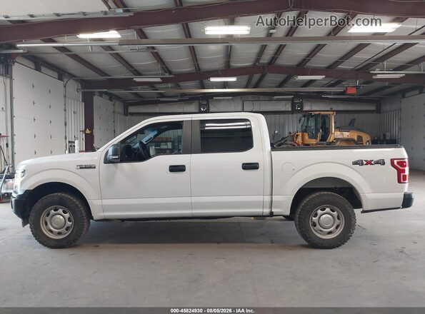 1FTEW1EB0JFD05081 2018 FORD F150 White Widok wnętrza 360 stopni