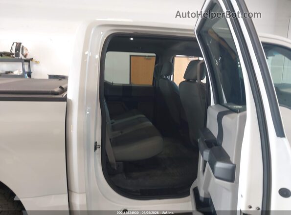 1FTEW1EB0JFD05081 2018 FORD F150 White Widok naklejki z numerem VIN