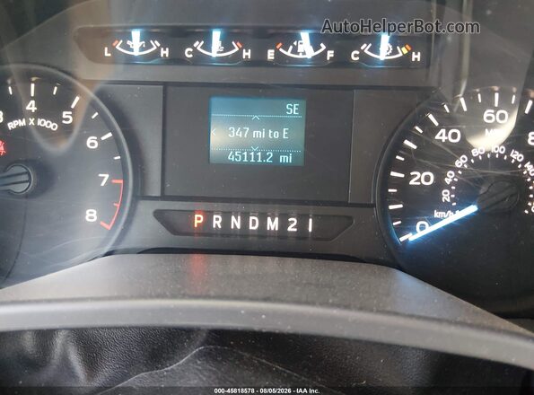1FTEW1EB0JKF08494 2018 FORD F150 White Widok tylnych siedzeń