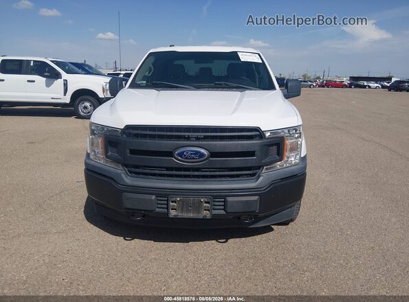 1FTEW1EB0JKF08494 2018 FORD F150 White Widok deski rozdzielczej