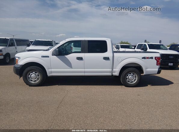 1FTEW1EB0JKF08494 2018 FORD F150 White Widok wnętrza z tyłu