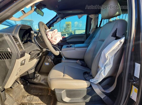 1FTEW1EB0KFD15188 2019 FORD F150 Черный Вид салона спереди