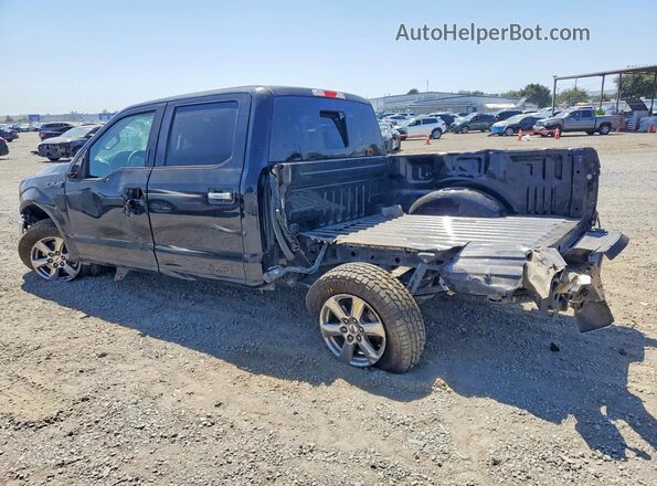 1FTEW1EB1JFA33236 2018 FORD F150 Black Trasero izquierdo