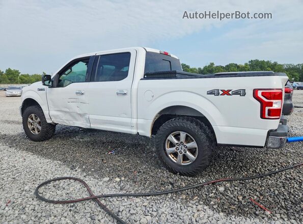 1FTEW1EB1JFB83511 2018 FORD F150 White Tył lewy