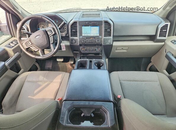1FTEW1EB1JFB83511 2018 FORD F150 White Widok deski rozdzielczej