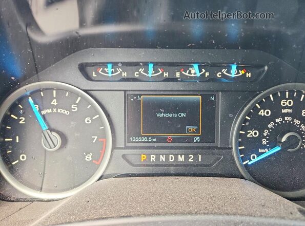 1FTEW1EB1JFB83511 2018 FORD F150 White Widok zestawu wskaźników