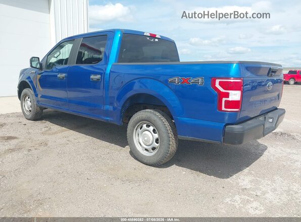 1FTEW1EB1JKE38455 2018 FORD F150 Blue Tył lewy