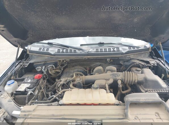 1FTEW1EB1JKE38455 2018 FORD F150 Blue Widok z tyłu