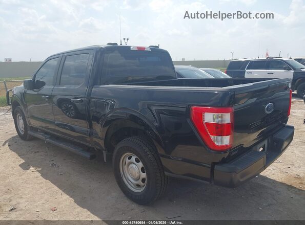 1FTEW1EB1MFC65114 2021 FORD F150 Черный Задняя левая четверть