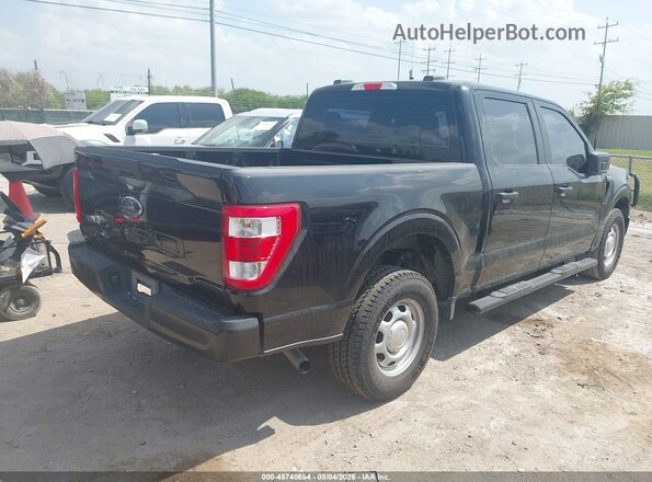 1FTEW1EB1MFC65114 2021 FORD F150 Черный Задняя правая четверть