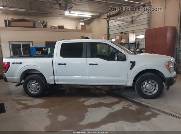 1FTEW1EB1MKE70651 2021 FORD F150 White Rear interior view
