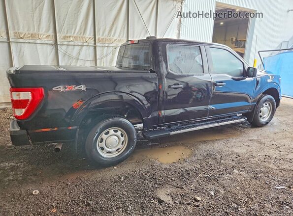 1FTEW1EB1PKF02180 2023 FORD F150 Черный Задняя правая четверть
