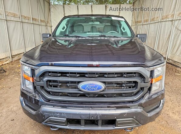 1FTEW1EB1PKF02180 2023 FORD F150 Черный Вид спереди
