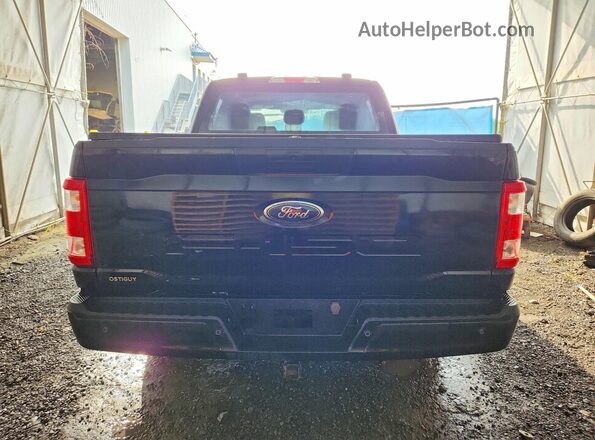 1FTEW1EB1PKF02180 2023 FORD F150 Черный Вид сзади