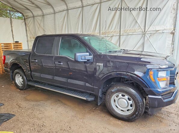1FTEW1EB1PKF02180 2023 FORD F150 Черный Передняя правая четверть