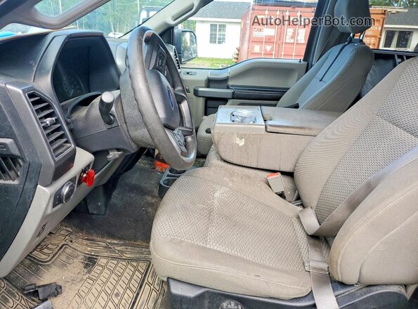 1FTEW1EB2JFD75195 2018 FORD F150 Серый Вид салона спереди
